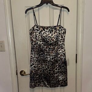 NWT Women’s Urban Outfitters Cheetah Print  Mini Dress Size M
